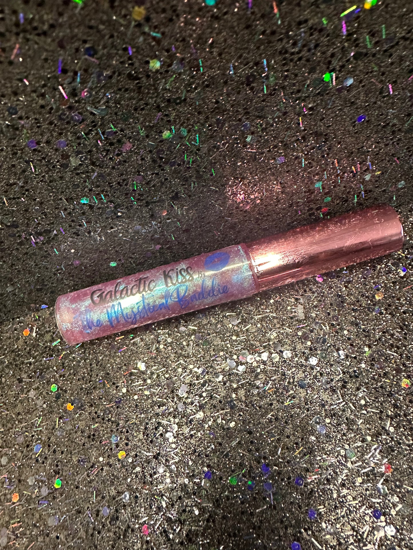 Galactic Kiss Lip Gloss with Rose Quartz